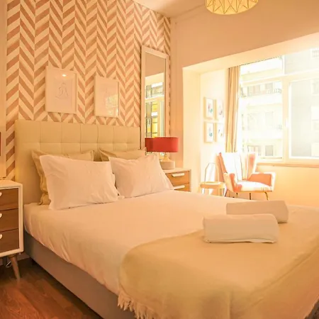 Downtown Modern 8 Bedroom - Marques De Pombal Apartmán Lisboa